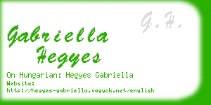 gabriella hegyes business card